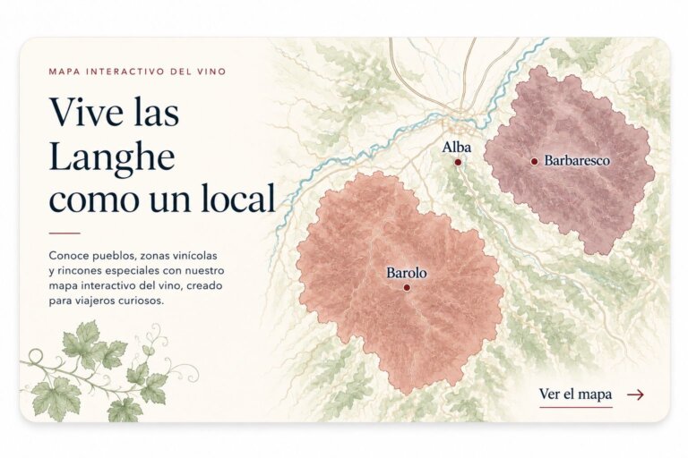 Langhe Wine Map